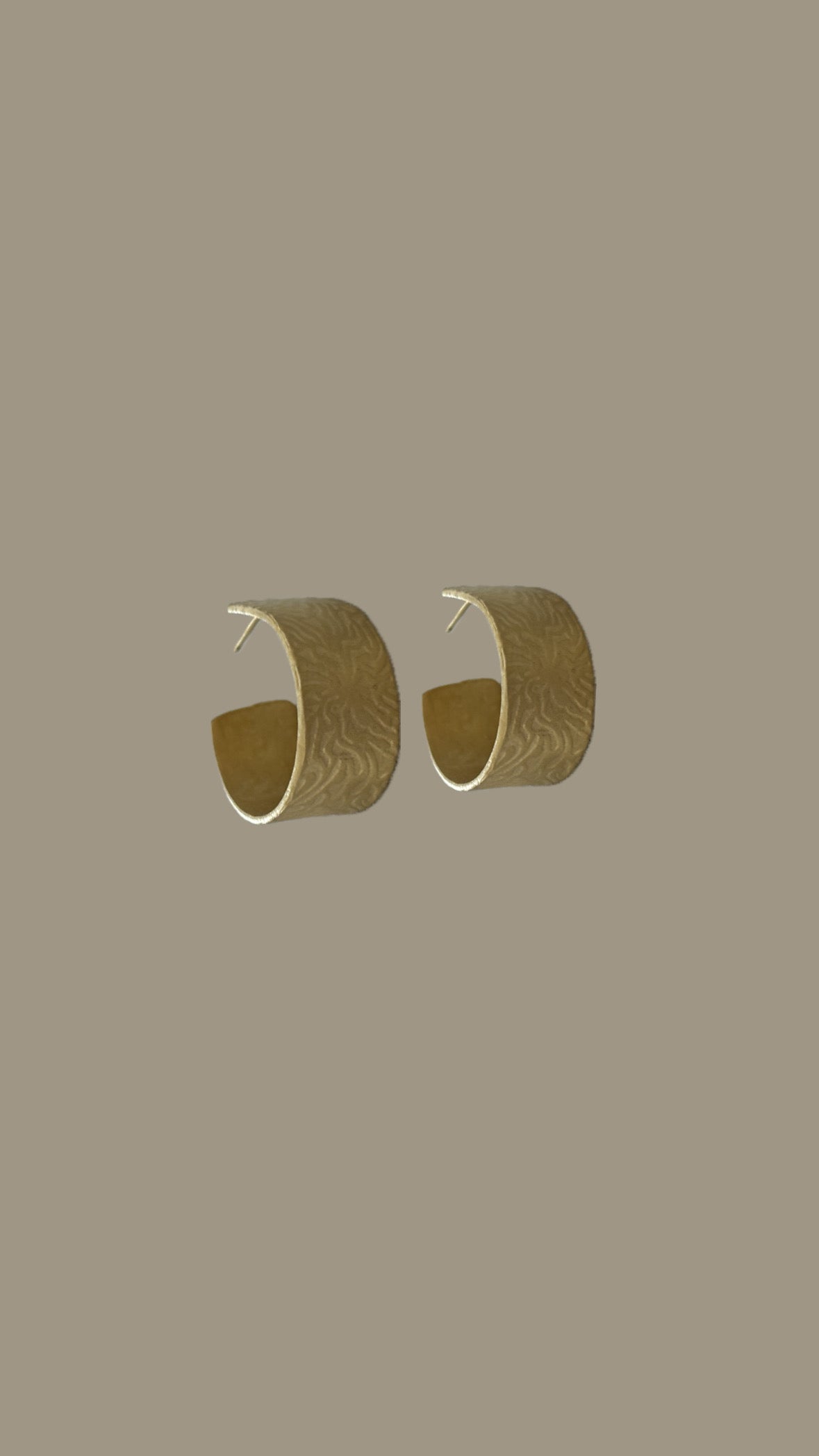 Roni wide earrings